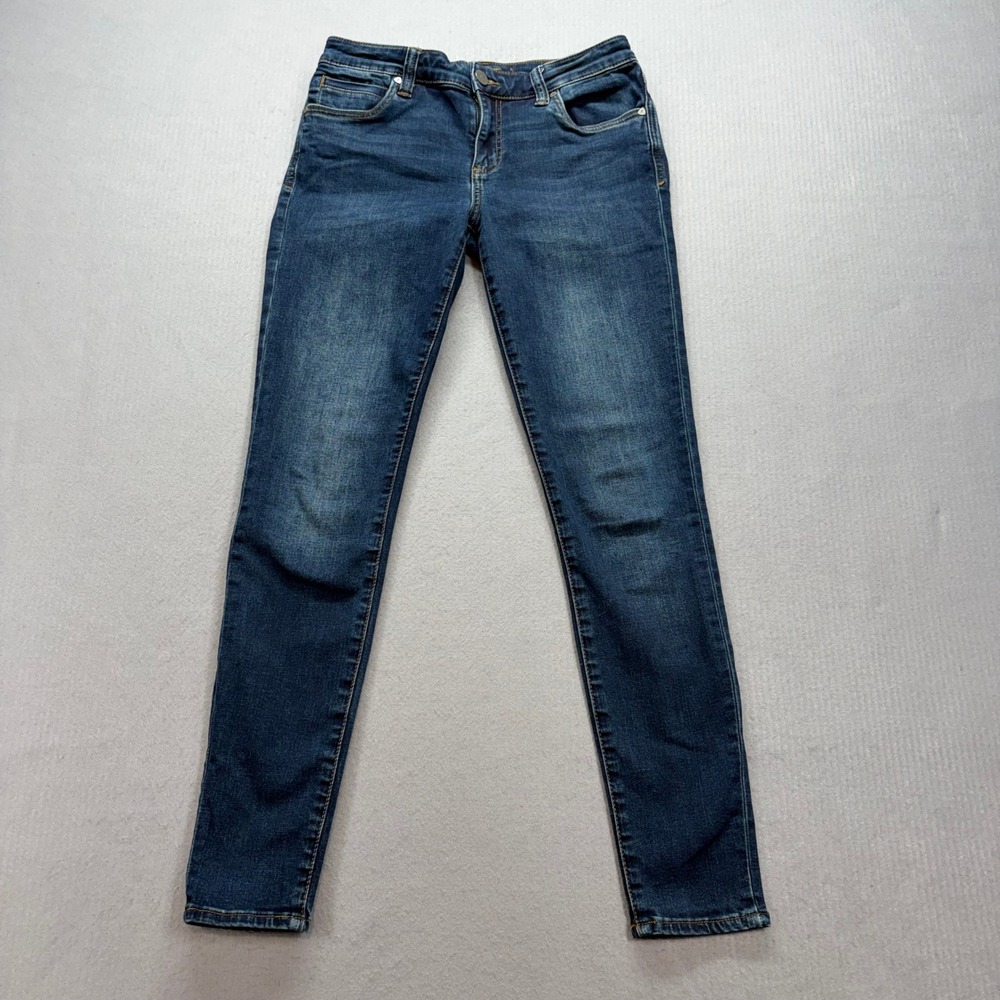 Kut from the Kloth Skinny Jeans Womens 4 Blue Dark Wash Stretch SP041MK6